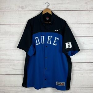 Vintage Duke Nike Elite Basketball Warm Up Jersey XL